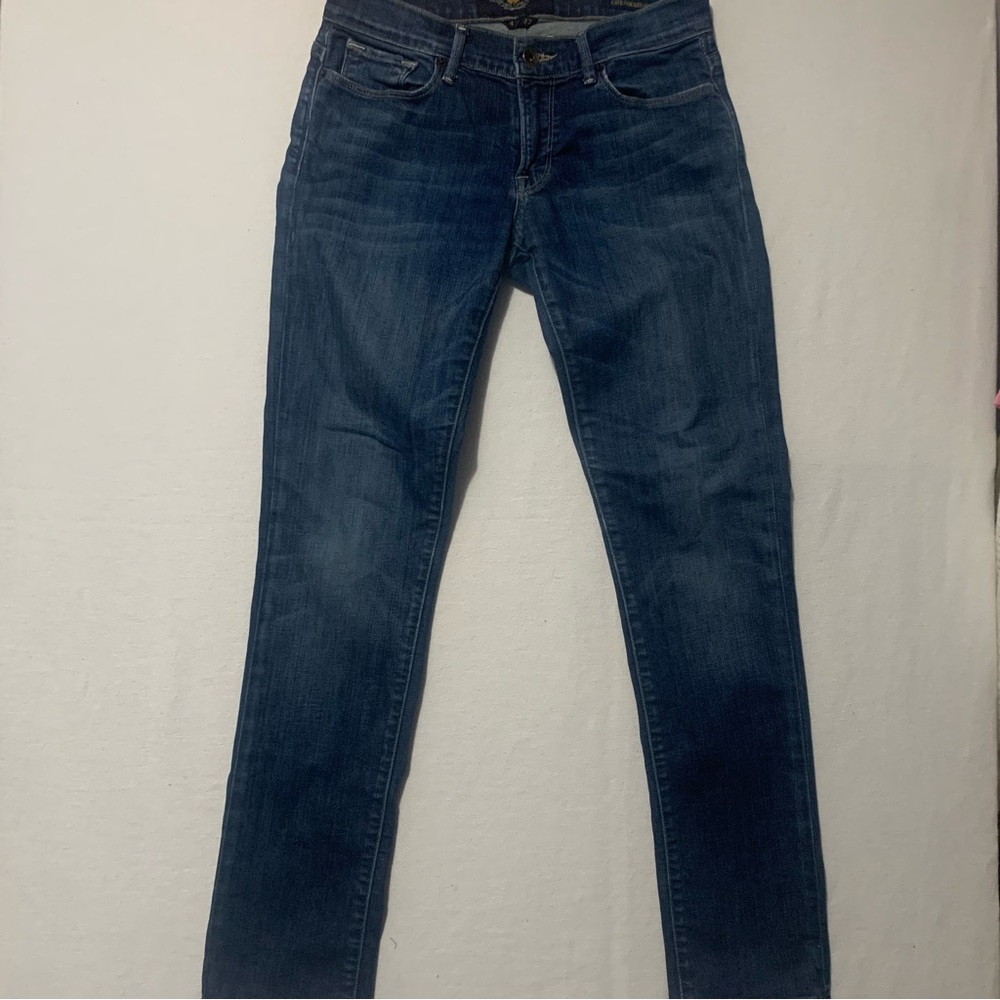 Lucky Brand Jeans Women's Size 4 27 Cate Stacked Skinny Blue Med Wash Low Rise